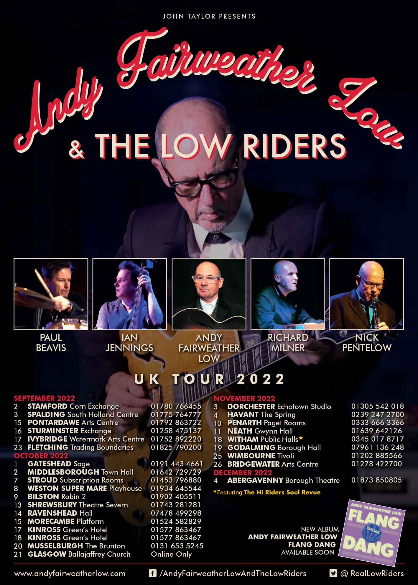 Andy Fairweather Low Tour Poster