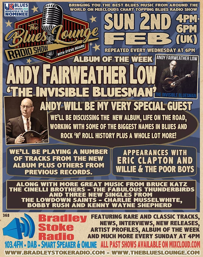 The Blues Lounge 2 Feb 25 Advert